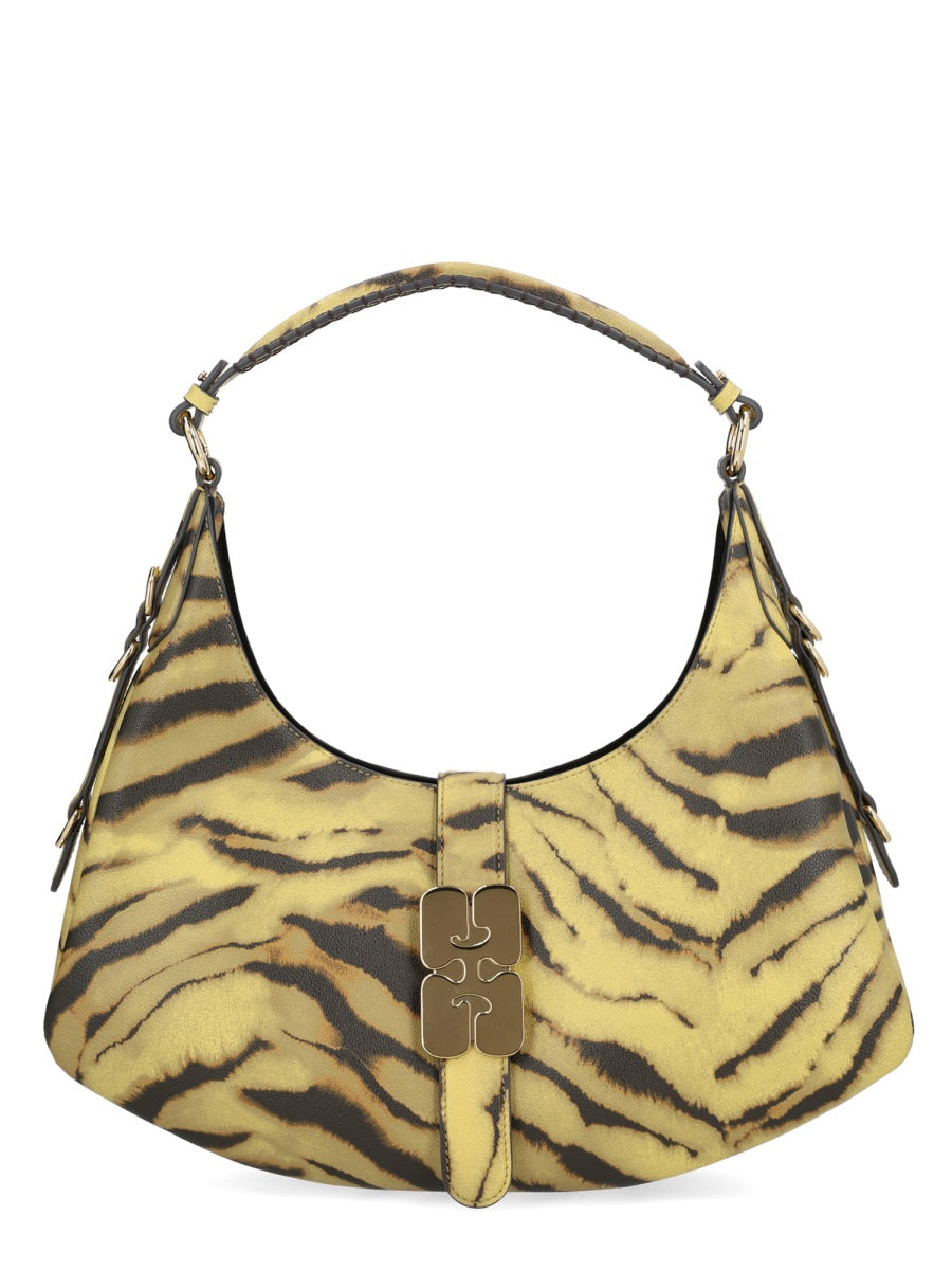 GANNI Sustainable Leather Shoulder Bag