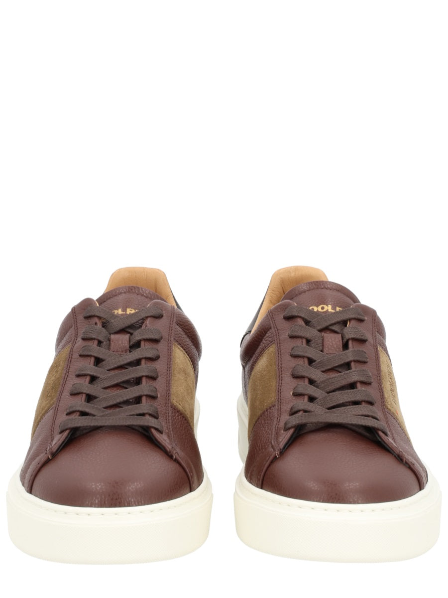 WOOLRICH Men's Premium Leather Sneakers