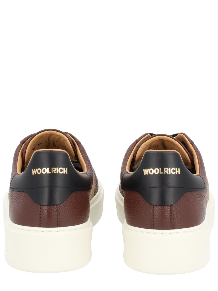 WOOLRICH Men's Premium Leather Sneakers