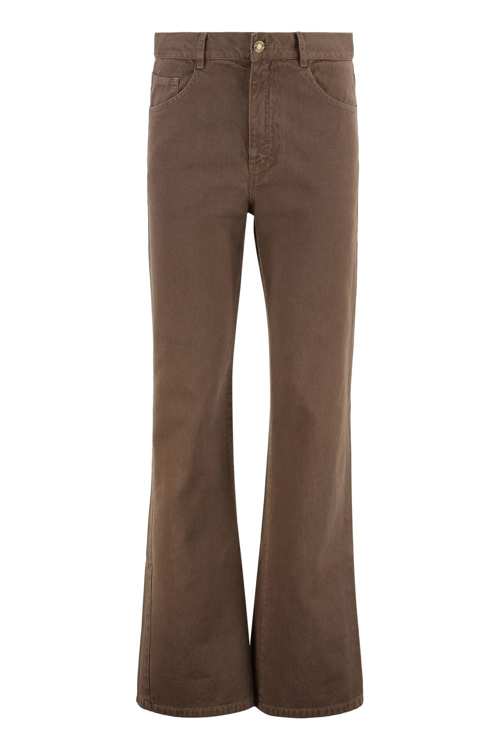 NILI LOTAN Straight-Leg Trousers with Flat Pockets