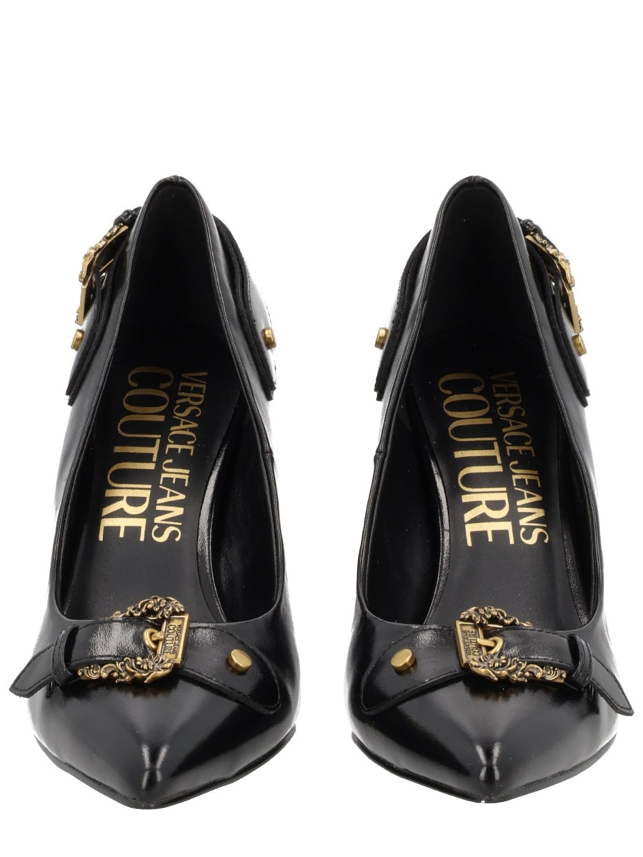 VERSACE JEANS COUTURE Elegant 85MM Heeled Footwear