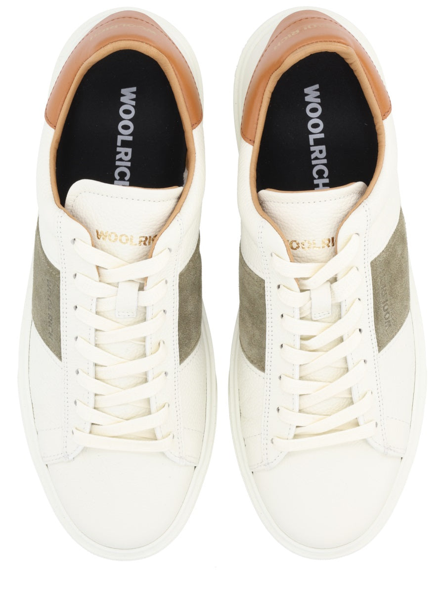 WOOLRICH Men's Leather Sneakers - FW25 Collection