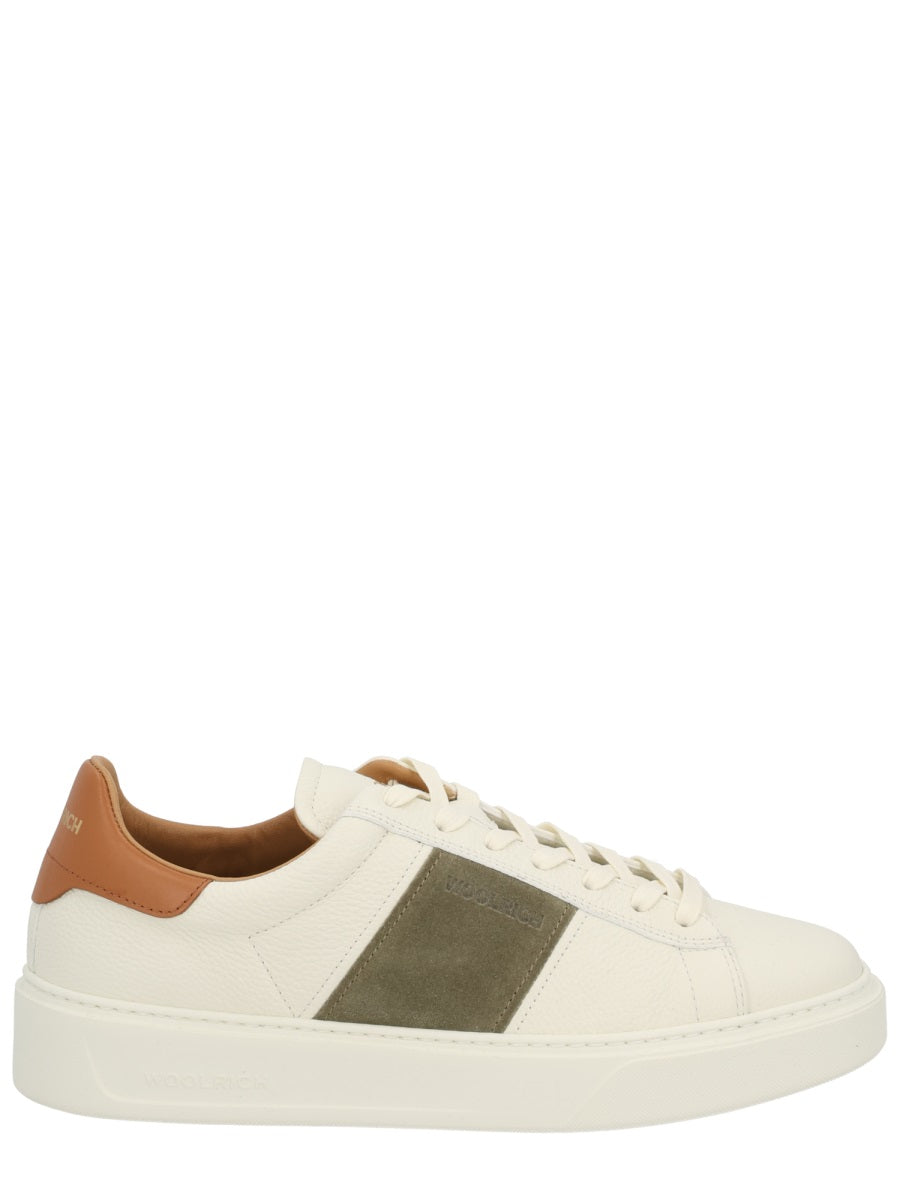 WOOLRICH Men's Leather Sneakers - FW25 Collection