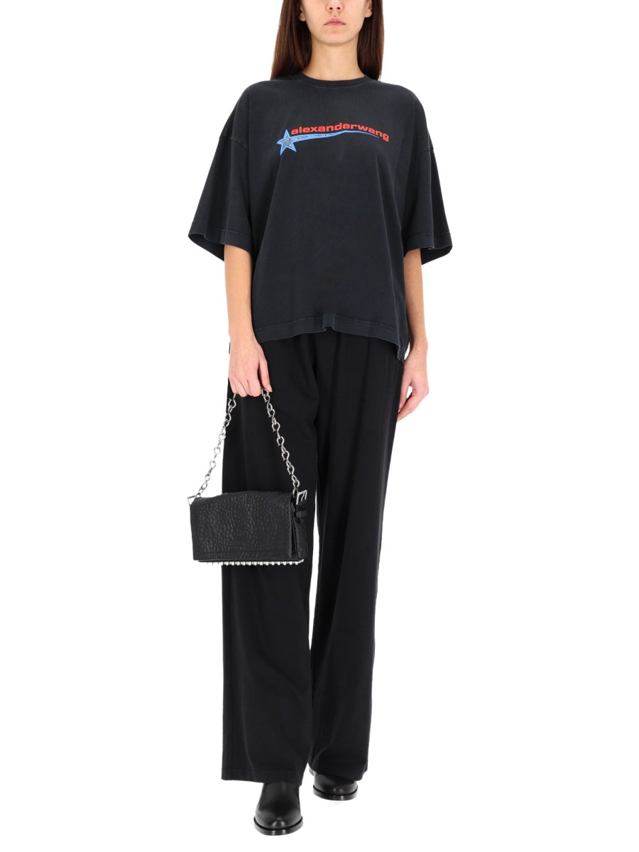ALEXANDER WANG Cotton T-Shirt for Women - FW25 Collection