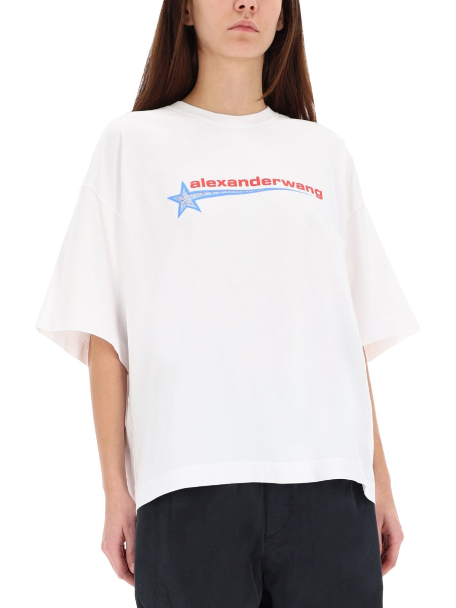 ALEXANDER WANG Classic Cotton T-Shirt for Women
