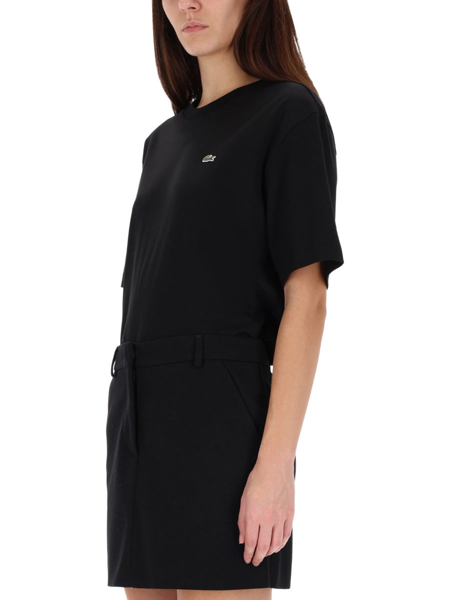 LACOSTE Logo T-Shirt for Women - Size 36 FR