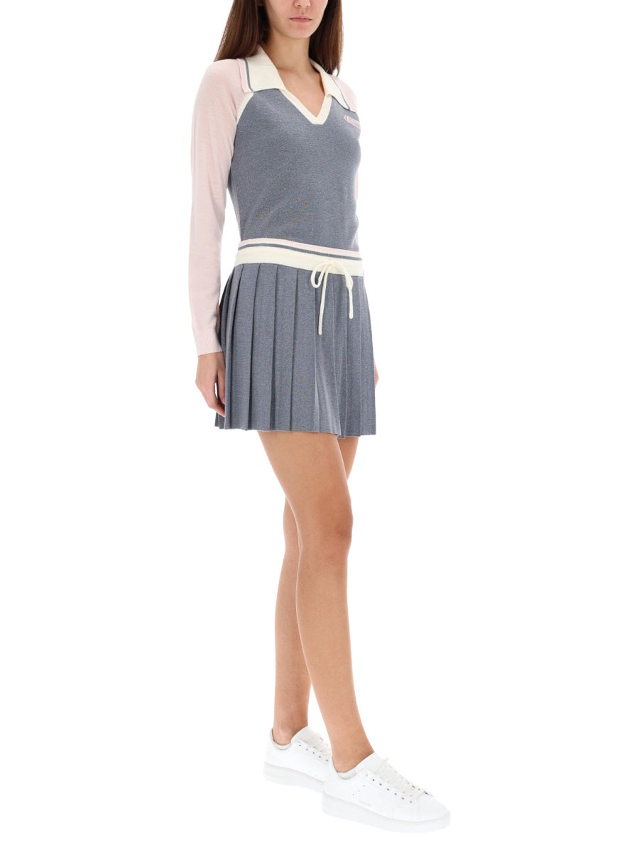 CASABLANCA Mini Chic Pleated Skirt