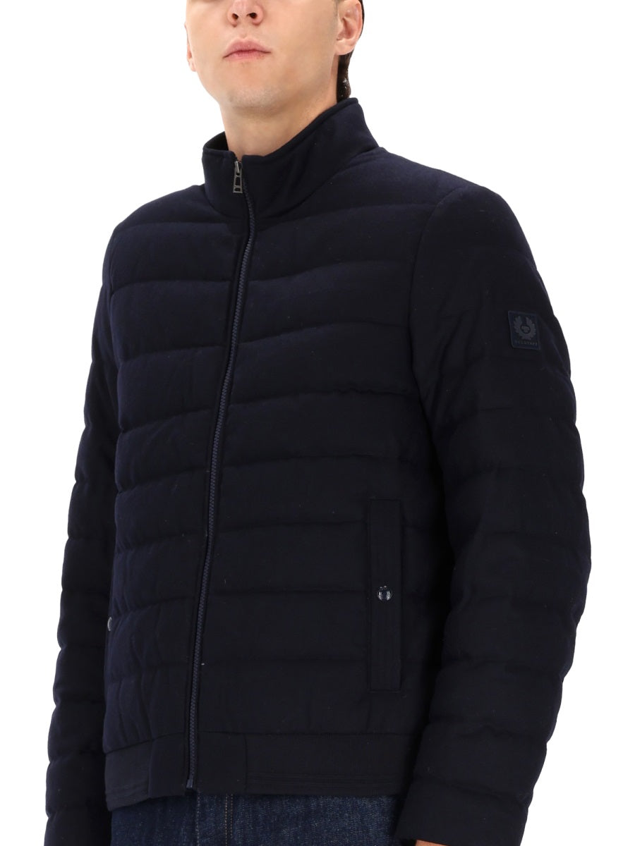 BELSTAFF Refined Men's Mini Jacket Crafted from 100% Merino Wool