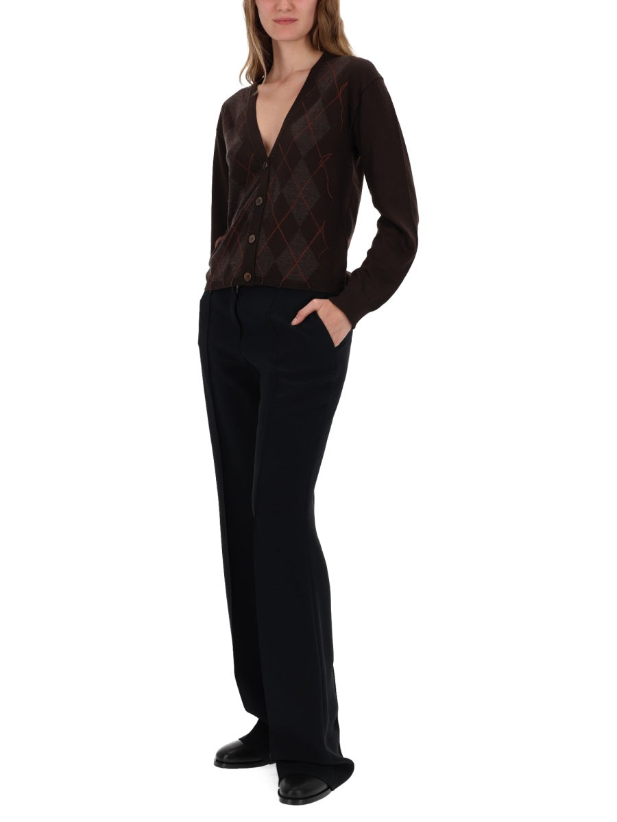 OUR LEGACY Argyle Knit Sweater - Women’s FW25 Collection