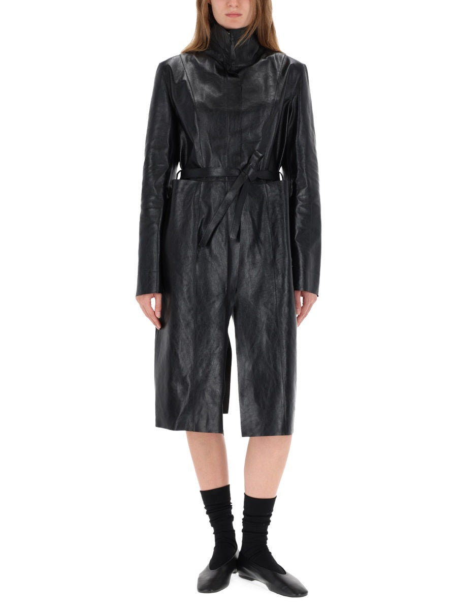 OUR LEGACY Elegant Calfskin Trench Coat for Women - FW25