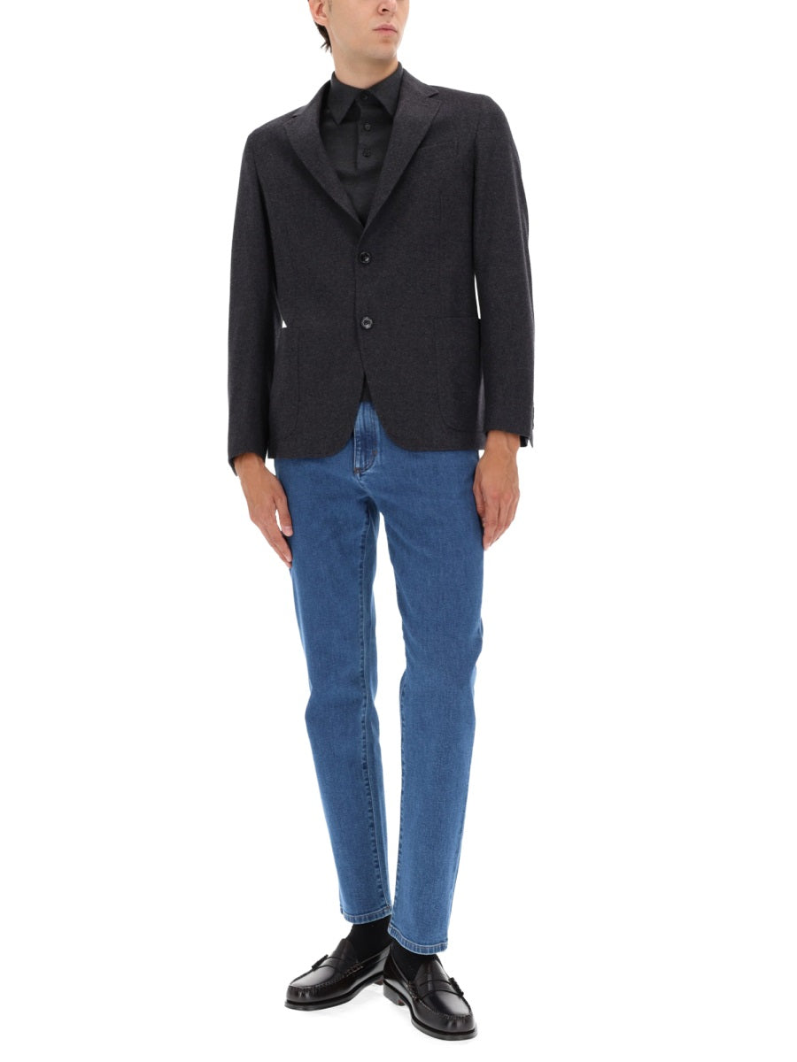 ZEGNA Luxurious Cashmere Blend Jacket for Men - FW25