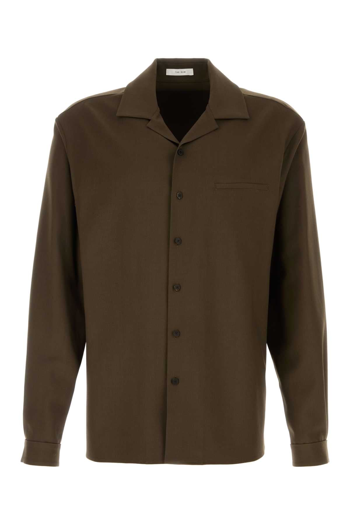THE ROW Men's Wool Kanta Shirt