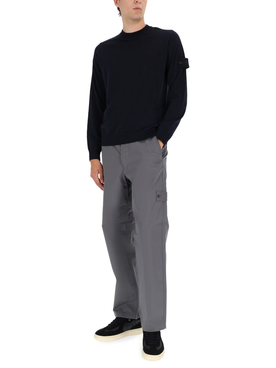 STONE ISLAND Elegant Virgin Wool Sweatshirt for Men - Fall/Winter 2025