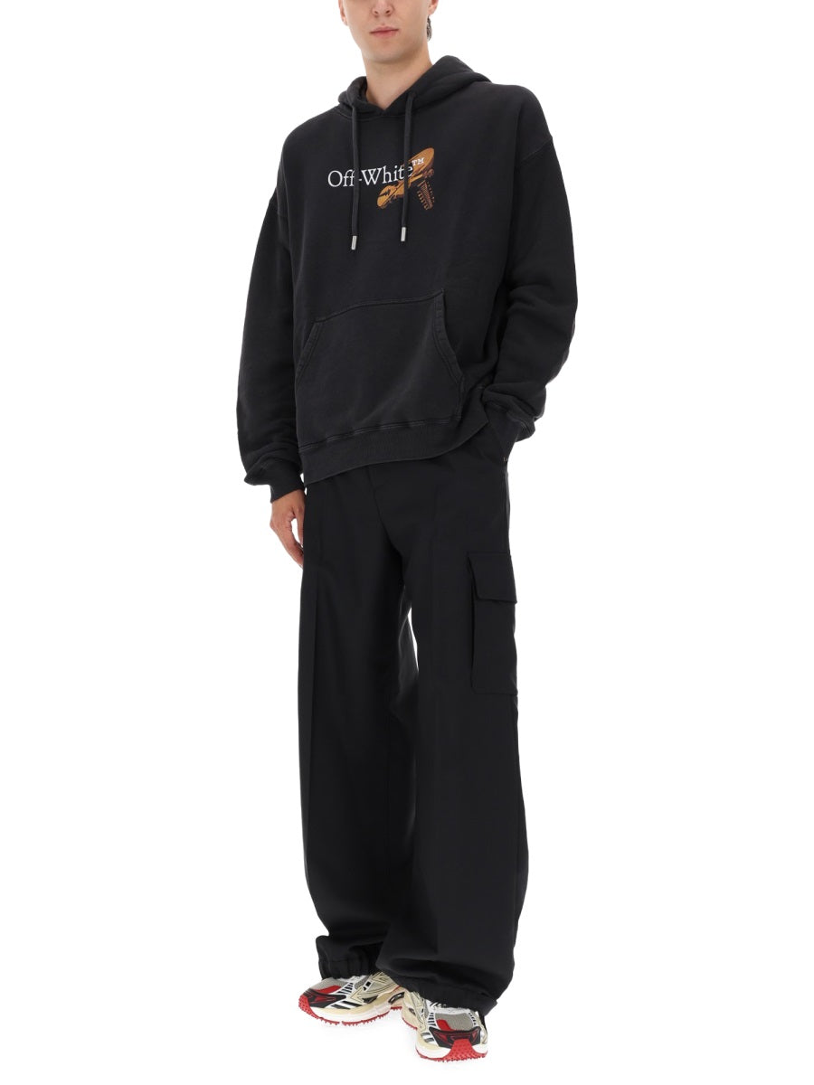 OFF-WHITE Elevated Cotton Sweatshirt for Men