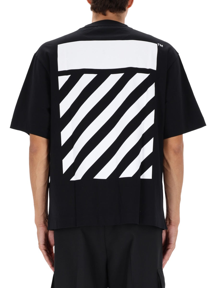 OFF-WHITE Embroidered T-Shirt for Men - FW25