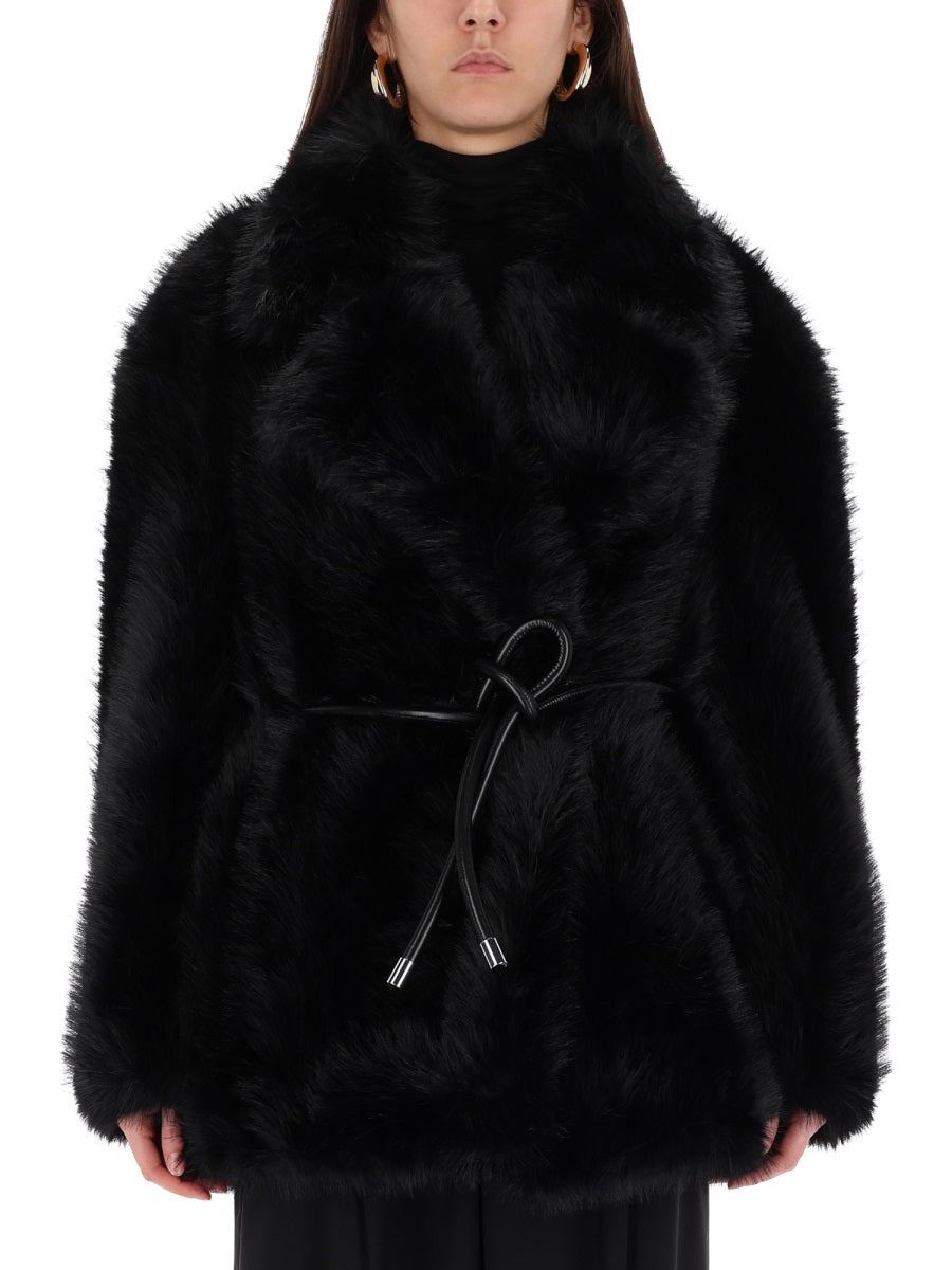 SPORTMAX Ecofur Mini Jacket - Size S