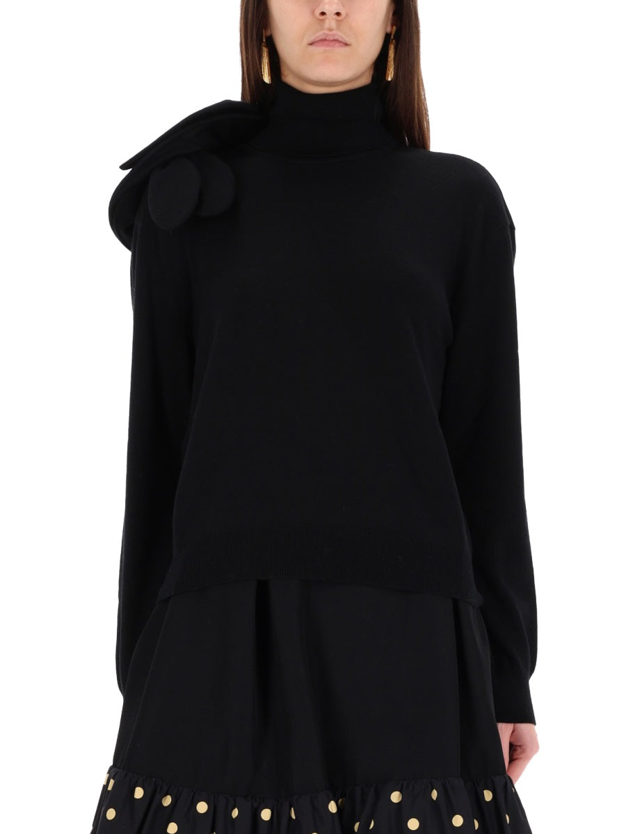 MOSCHINO Elegant Virgin Wool Sweater for Women - FW25 Collection