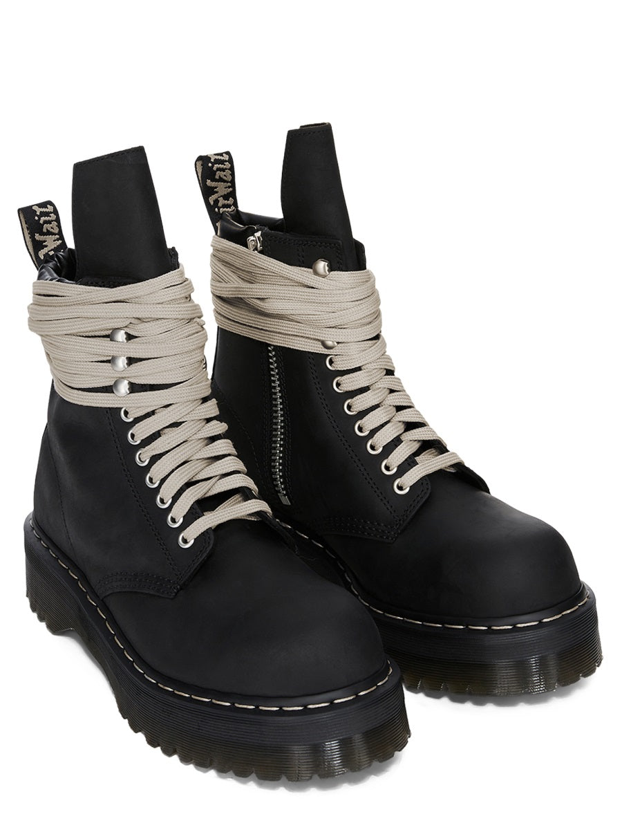 DR. MARTENS X RICK OWENS Quad Sole Steel Toe Boot for Women