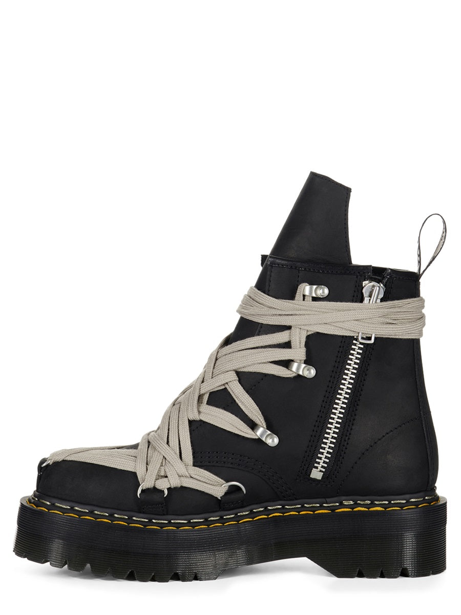 DR. MARTENS X RICK OWENS Quad Sole Megalace® Boot