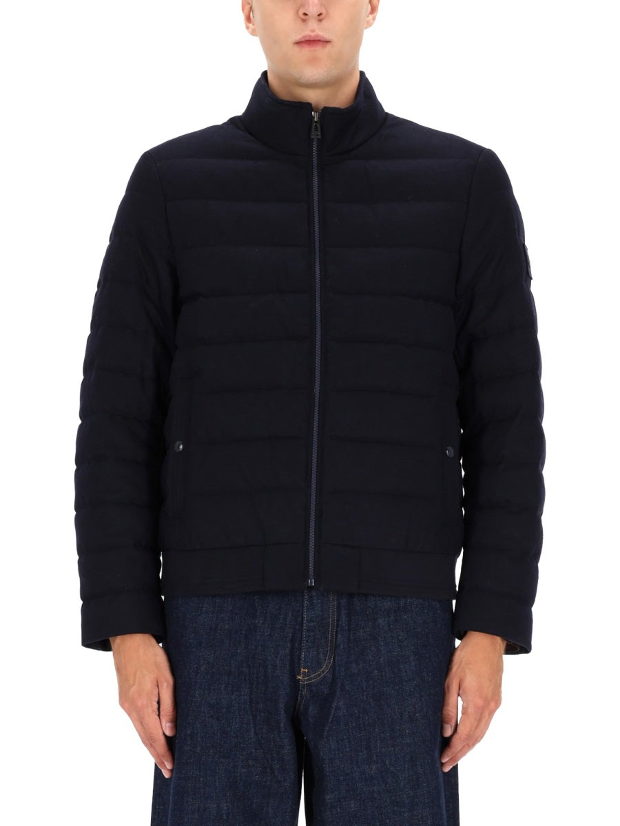 BELSTAFF Refined Men's Mini Jacket Crafted from 100% Merino Wool
