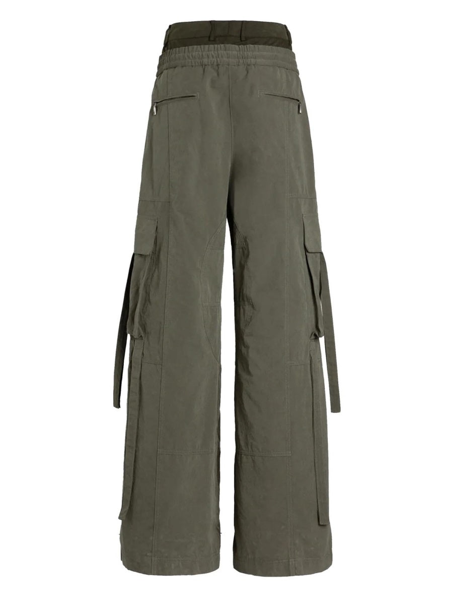 DOLCE & GABBANA Waxed Faille Low Waist Pants