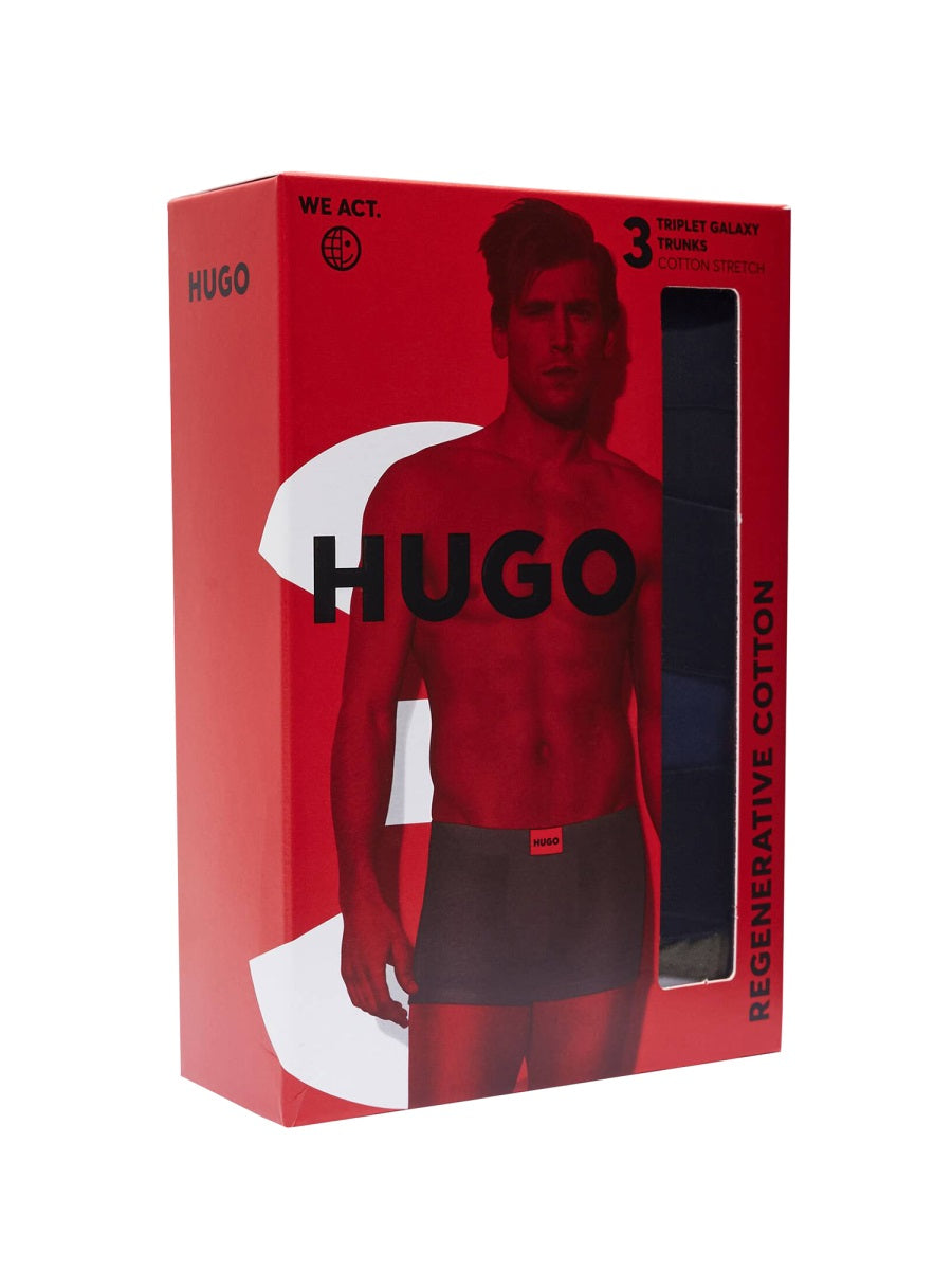 HUGO 3-Pack Logo Boxers for Men