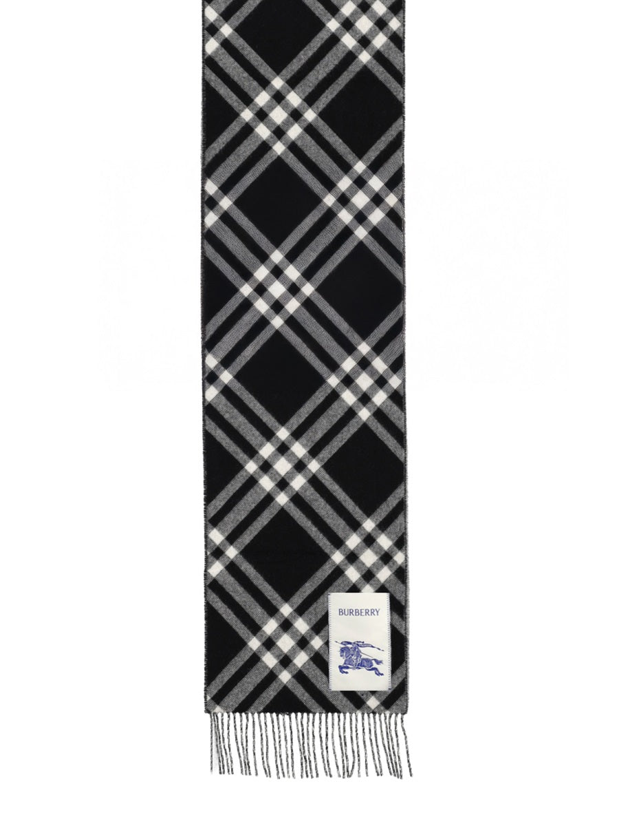 BURBERRY Check Cashmere Scarf