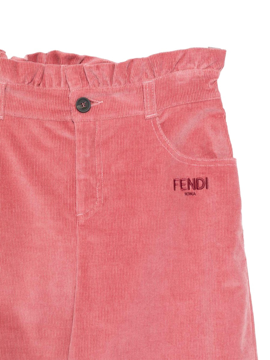 FENDI Corduroy Mini Pants for Girls