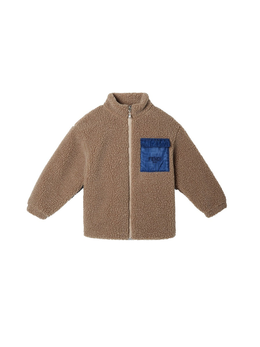 FENDI Mini Teddy Bear Jacket for Kids