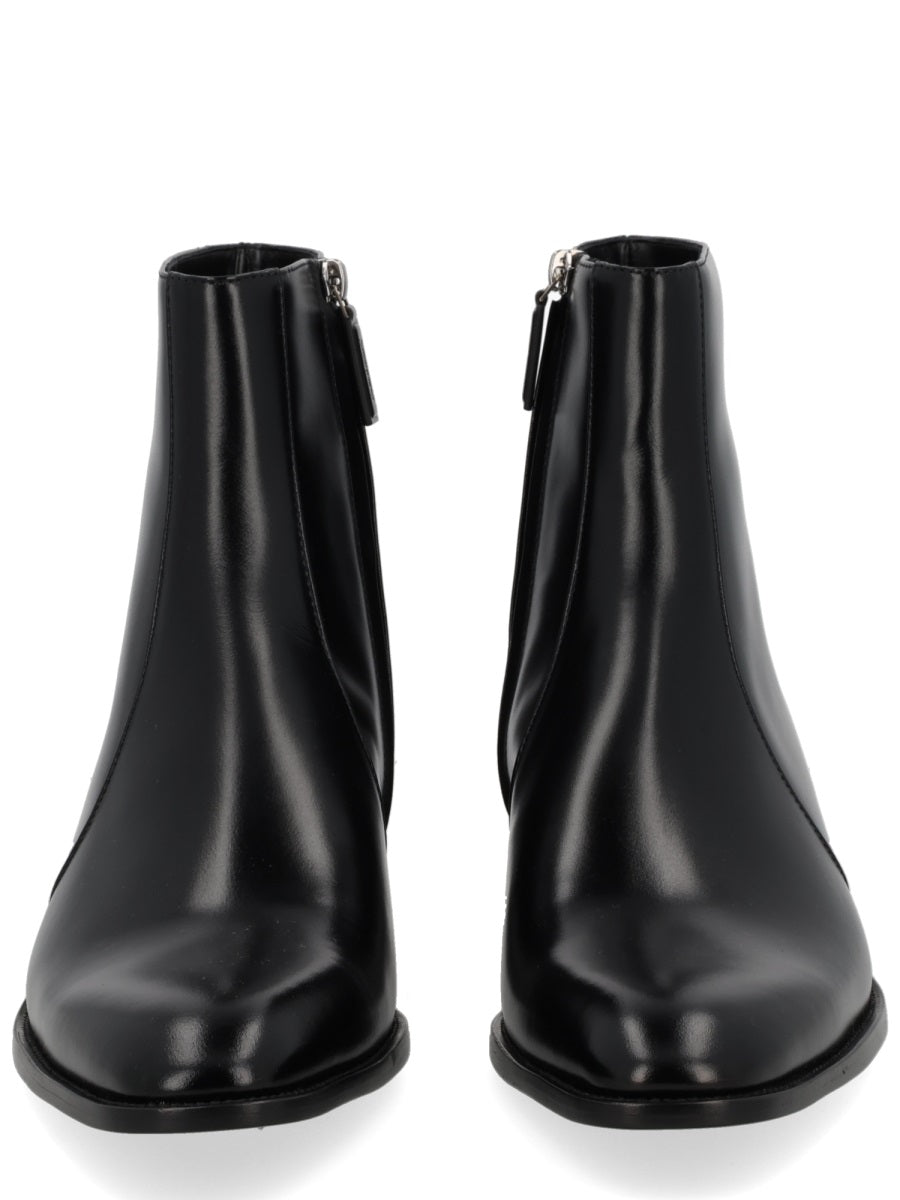 SAINT LAURENT Leather Roman Boots for Men