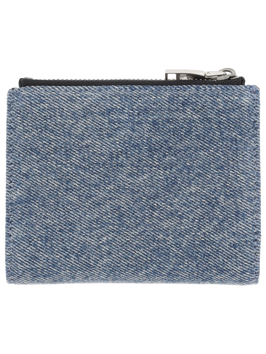 DIESEL Cotton Wallet - Women’s Denim Mini