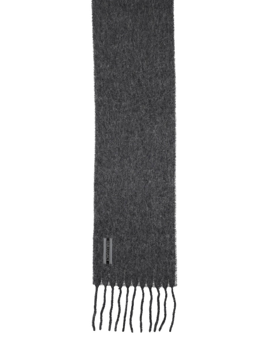OUR LEGACY Alpaca Blend Fuzzy Scarf for Men