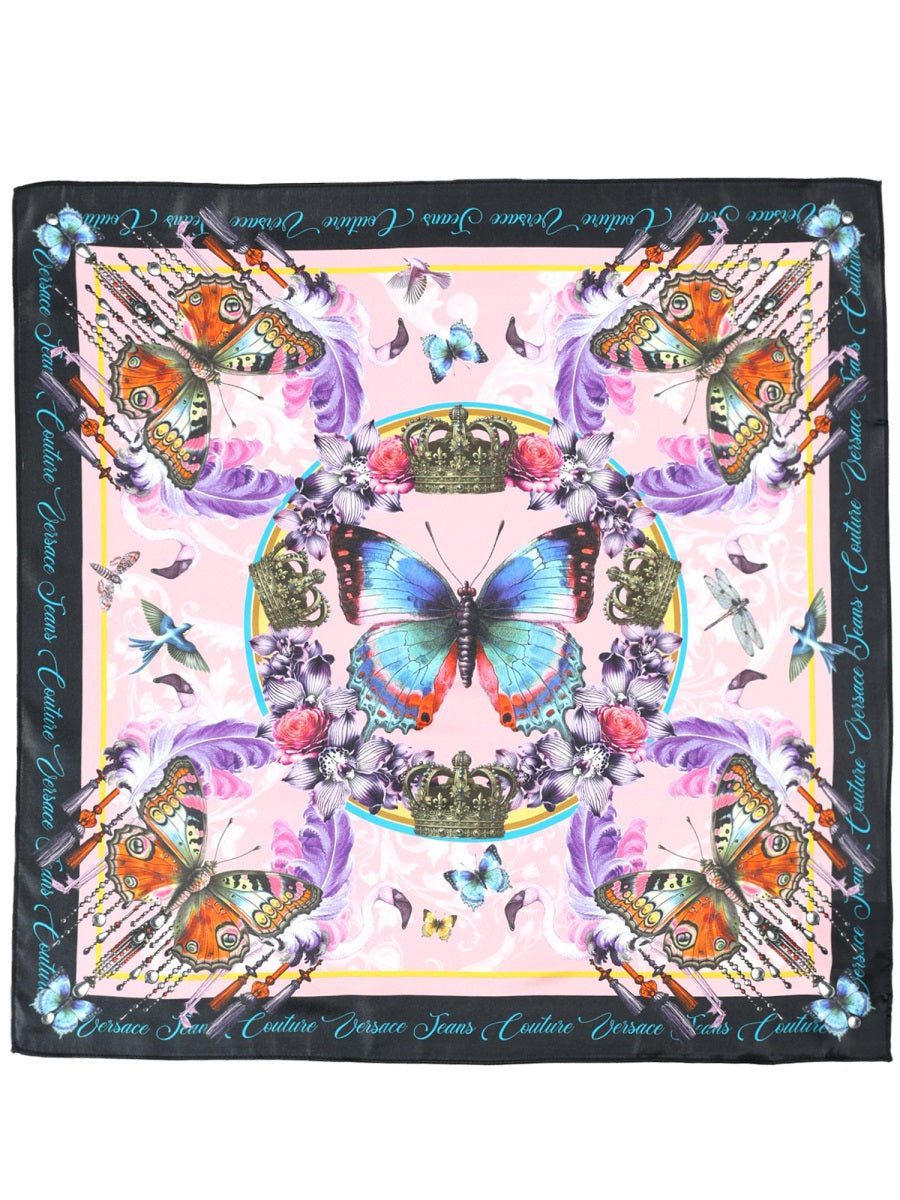 VERSACE JEANS COUTURE Chic Women's Mini Foulard Scarf
