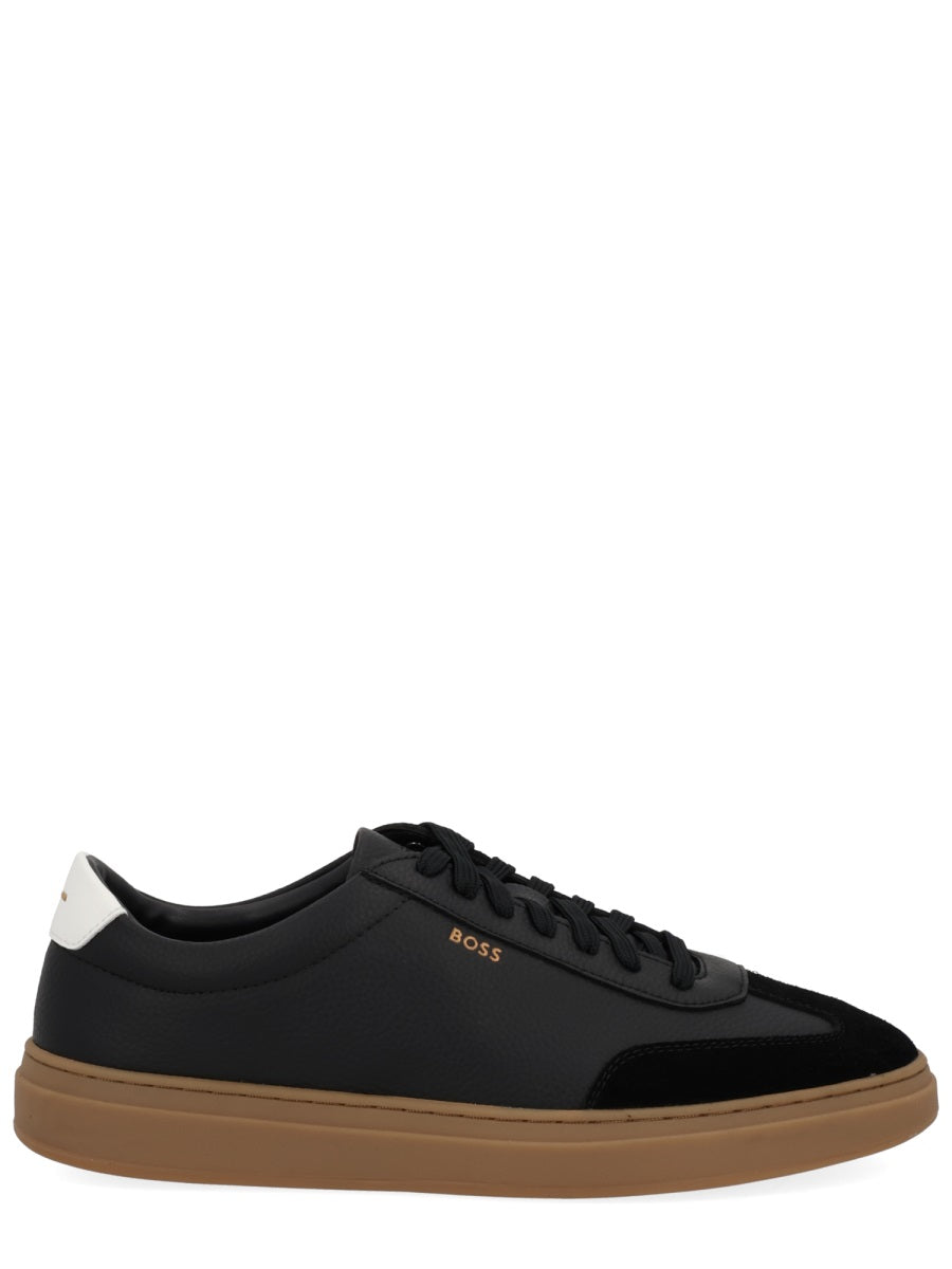 BOSS Men's Leather Sneakers