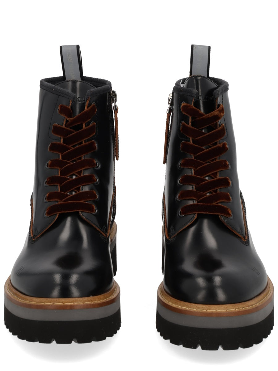 WOOLRICH Leather Boots for Women - Made in Italy