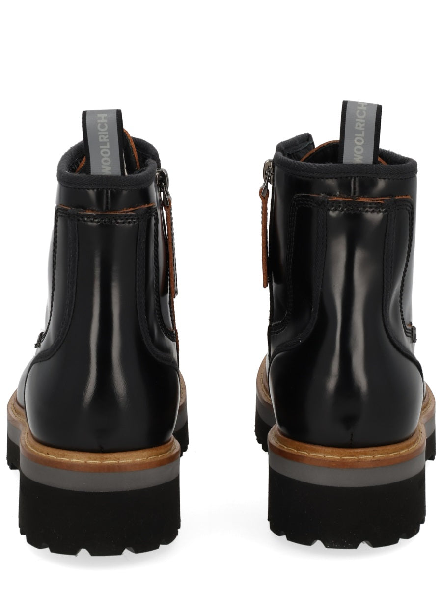 WOOLRICH Leather Boots for Women - Made in Italy