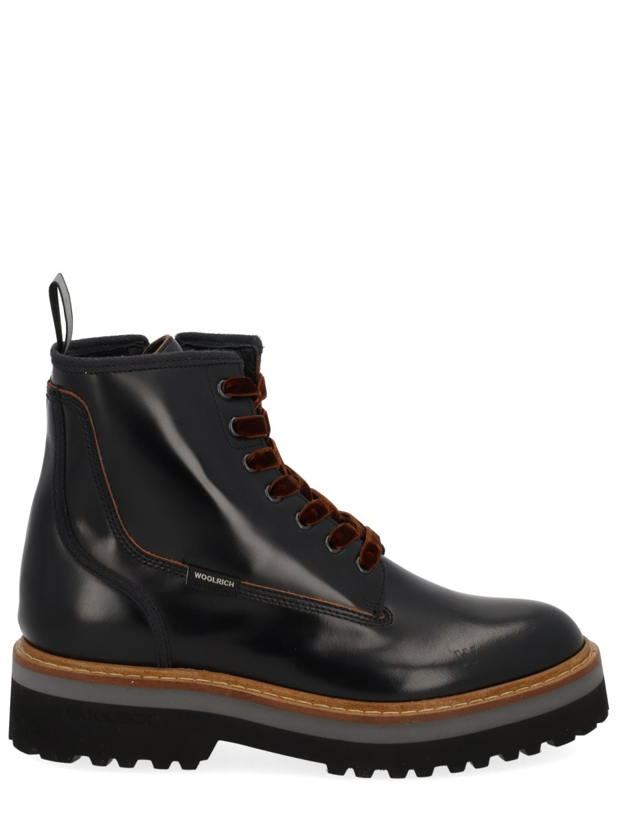 WOOLRICH Leather Boots for Women - Made in Italy