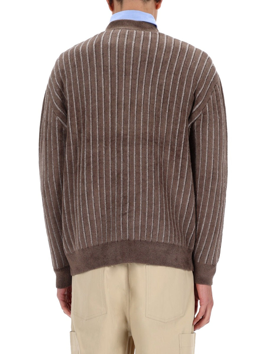 DRÔLE DE MONSIEUR Classic Knit Sweater for Men