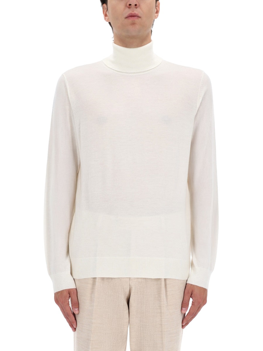 BOSS CAMEL Men's Cozy Crew Neck Sweater - FW25