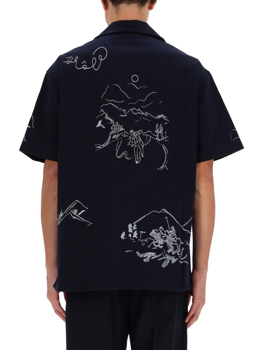 DRÔLE DE MONSIEUR Stylish Cotton Shirt for Men - FW25 Collection