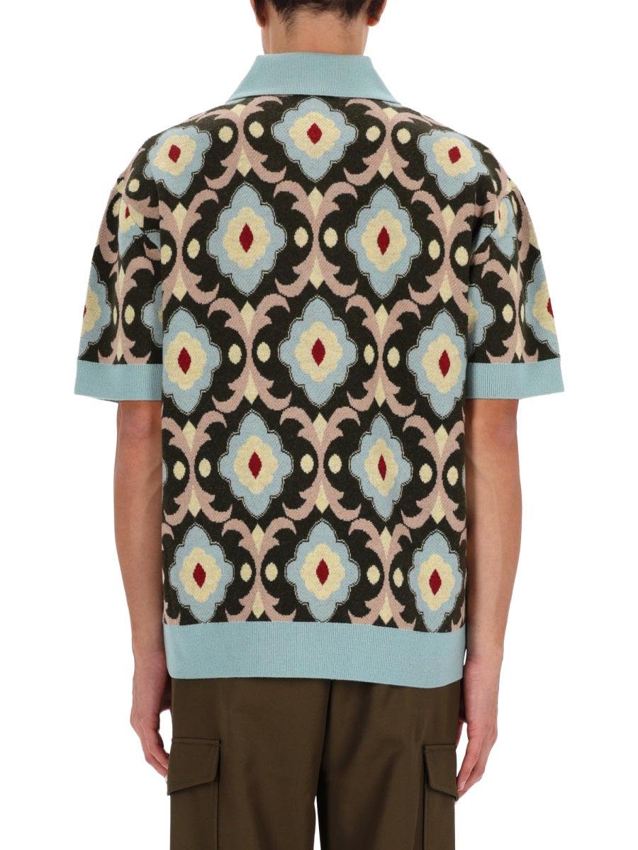 DRÔLE DE MONSIEUR Merino Polo Shirt - Fall Collection