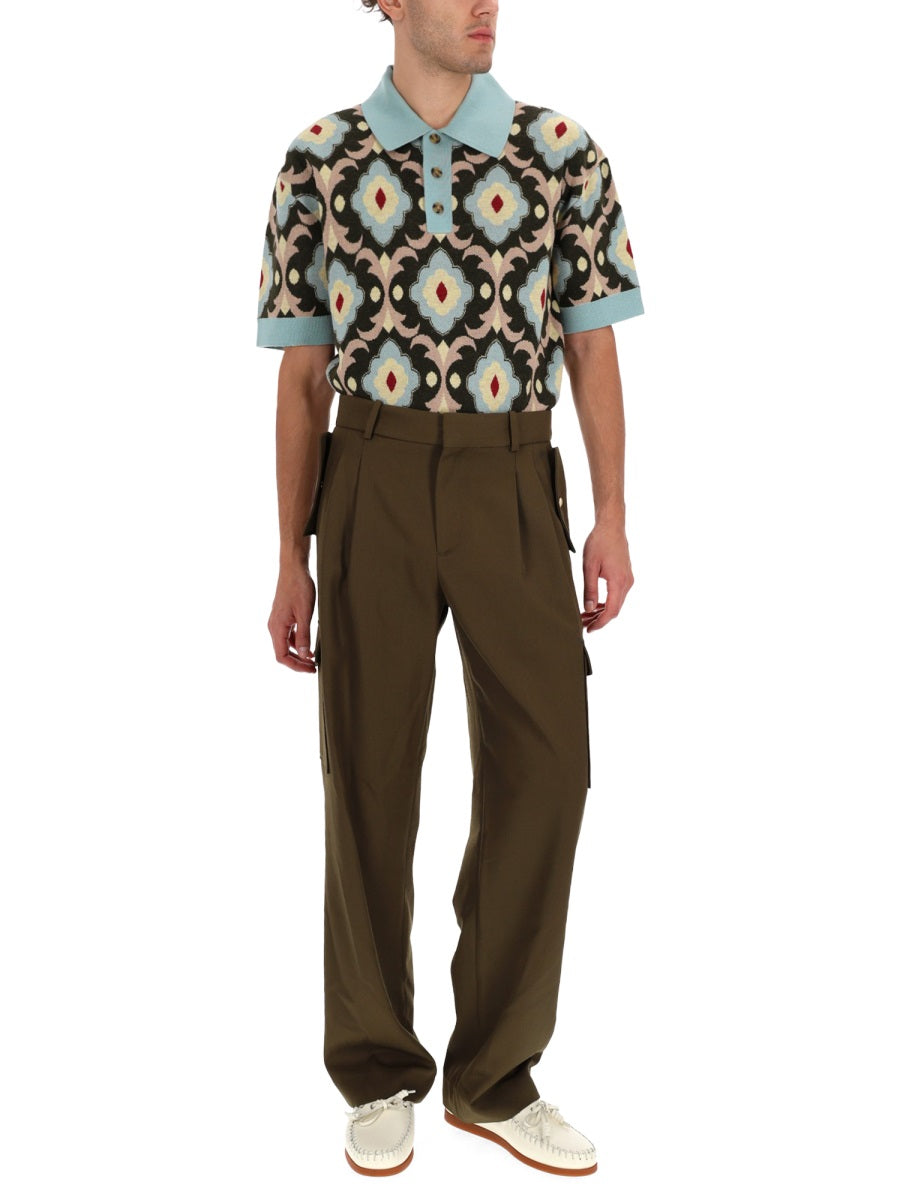 DRÔLE DE MONSIEUR Merino Polo Shirt - Fall Collection