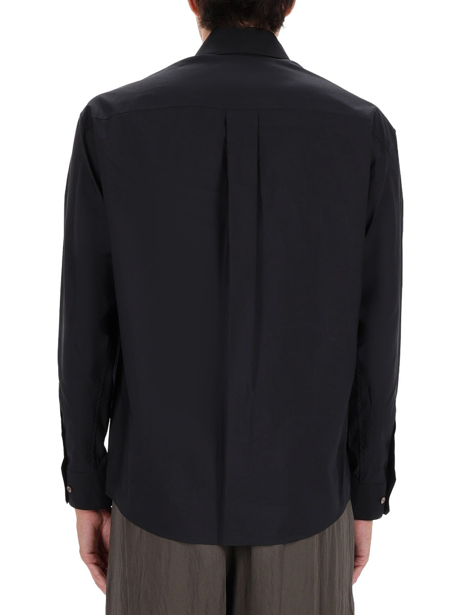 LEMAIRE Silk Blend Button-Up Shirt