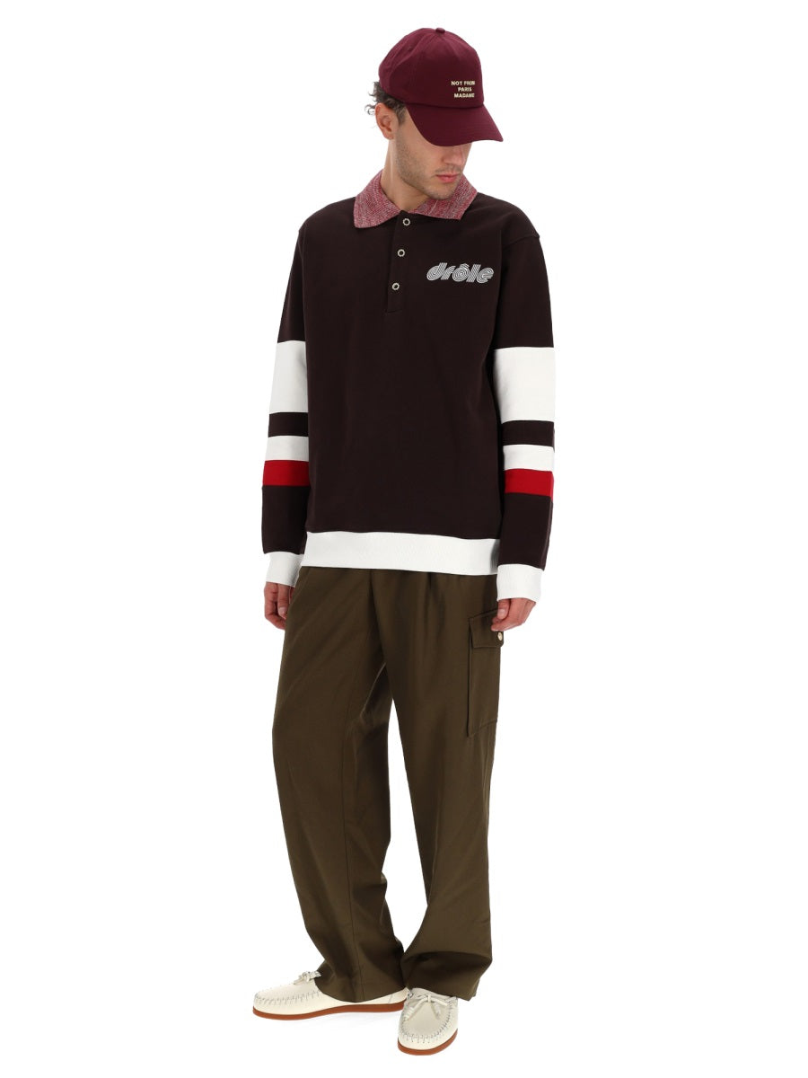 DRÔLE DE MONSIEUR Classic Polo Shirt for Men - Fall/Winter 2025