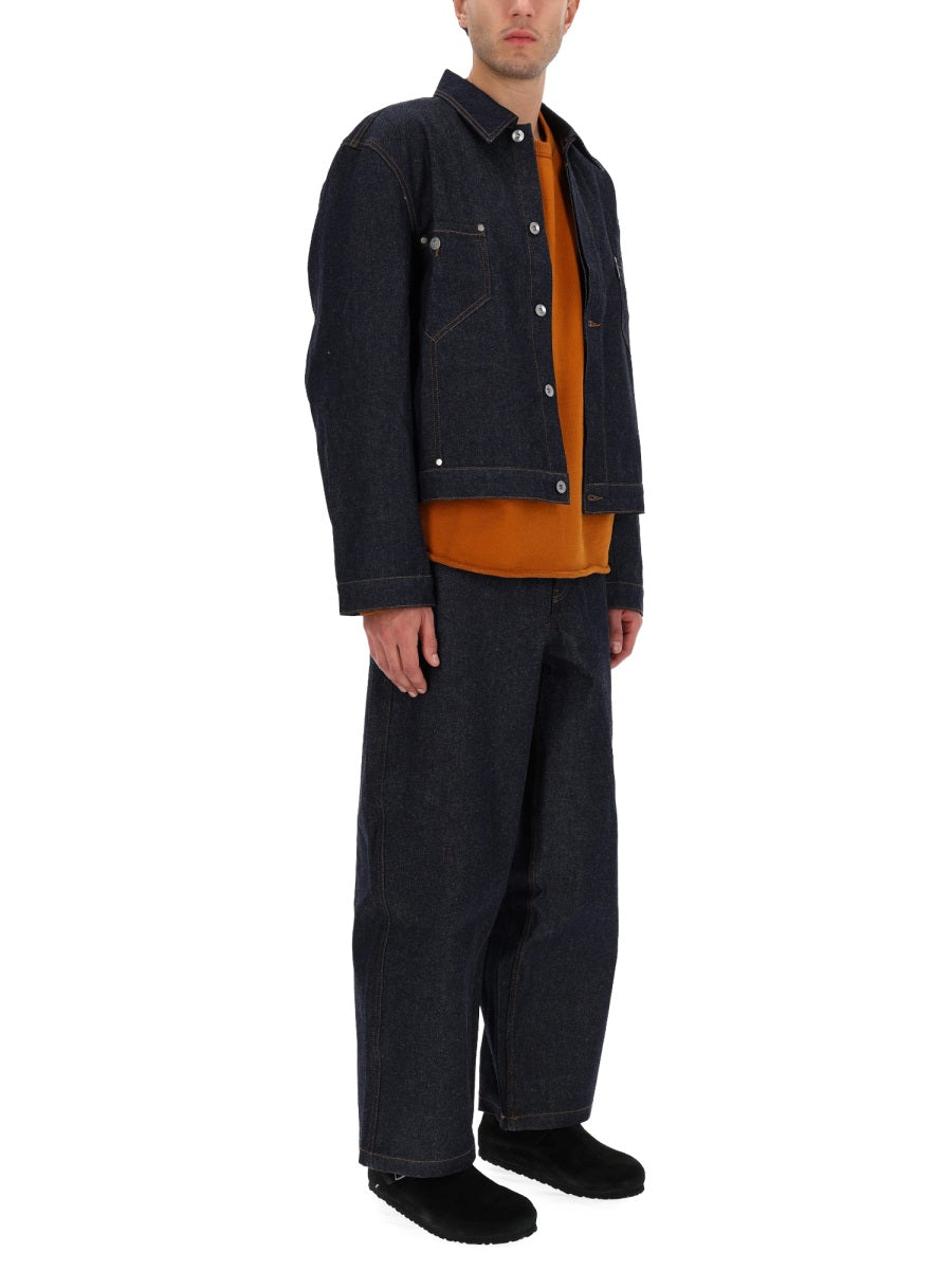 YMC Indigo Denim Jacket for Men - FW25 Collection