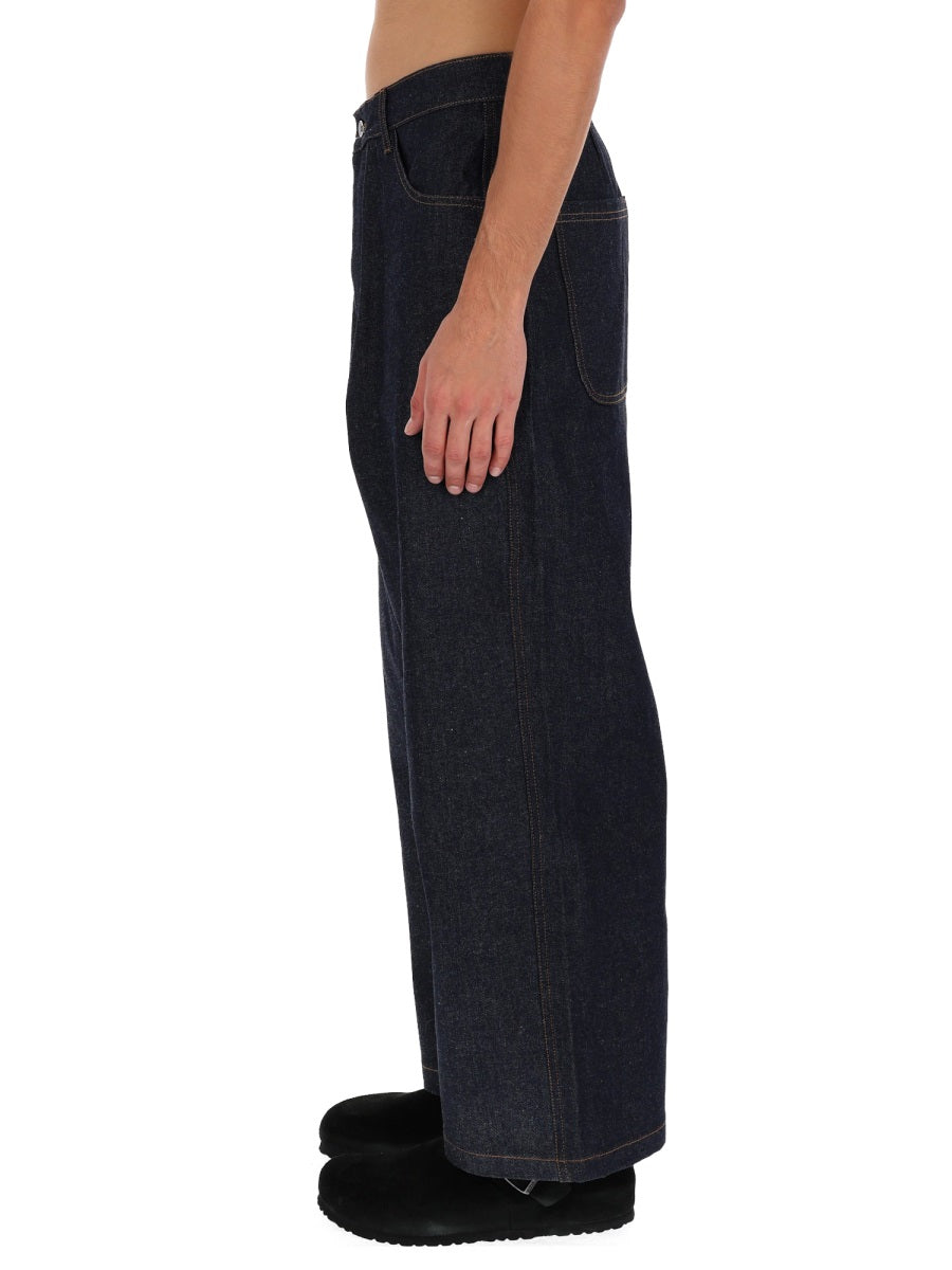 YMC Recycled Cotton Denim Jeans for Men