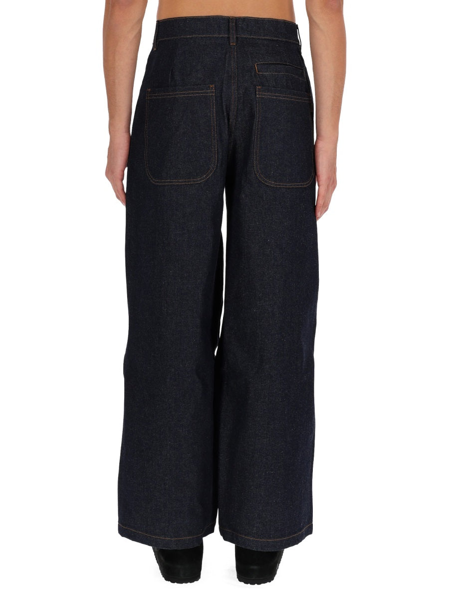 YMC Recycled Cotton Denim Jeans for Men