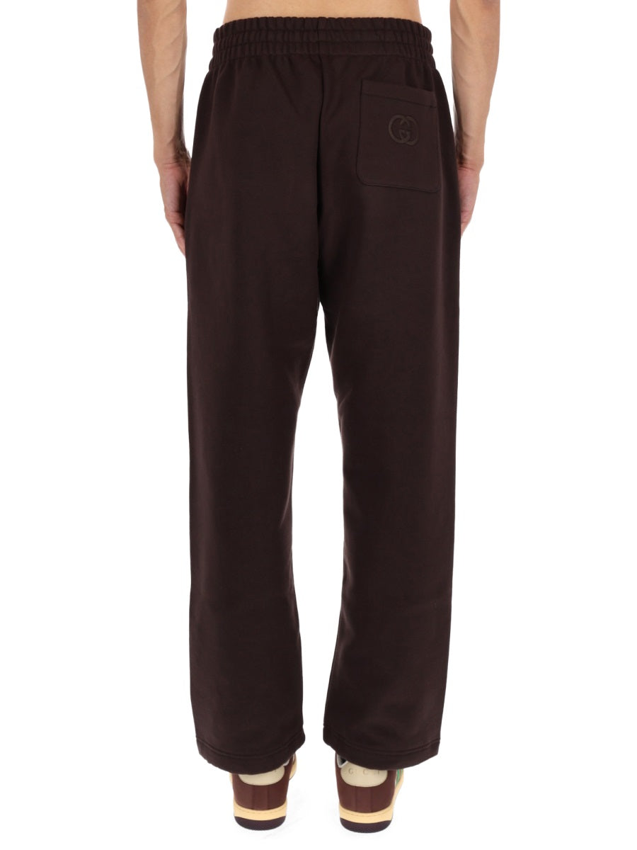 GUCCI Men's Straight Leg Jogging Pants - Size M