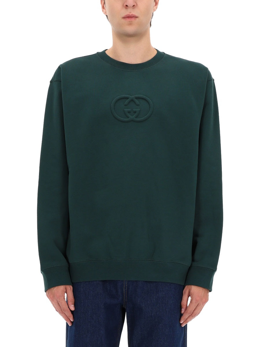 GUCCI Classic Logo Sweatshirt - Regular Fit (Size L)