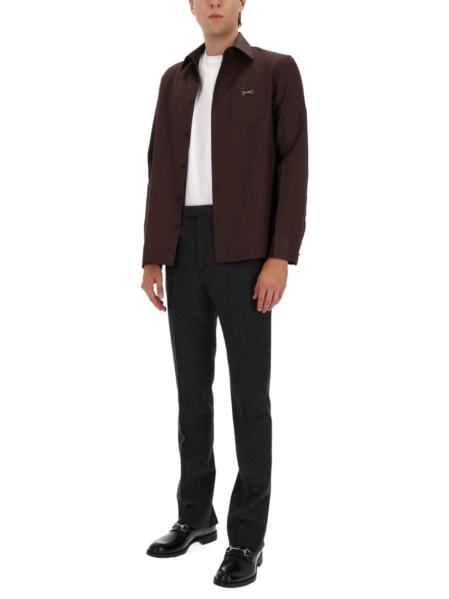 GUCCI Slim Fit Men's Trousers - Size 50